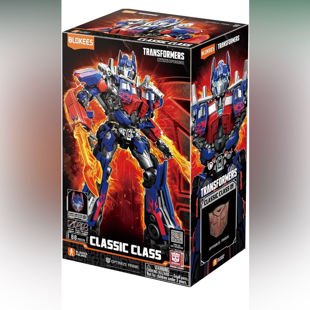 Blokees Transformers Optimus Prime Classic Class 09 Model Kit Action Figure 88pc
